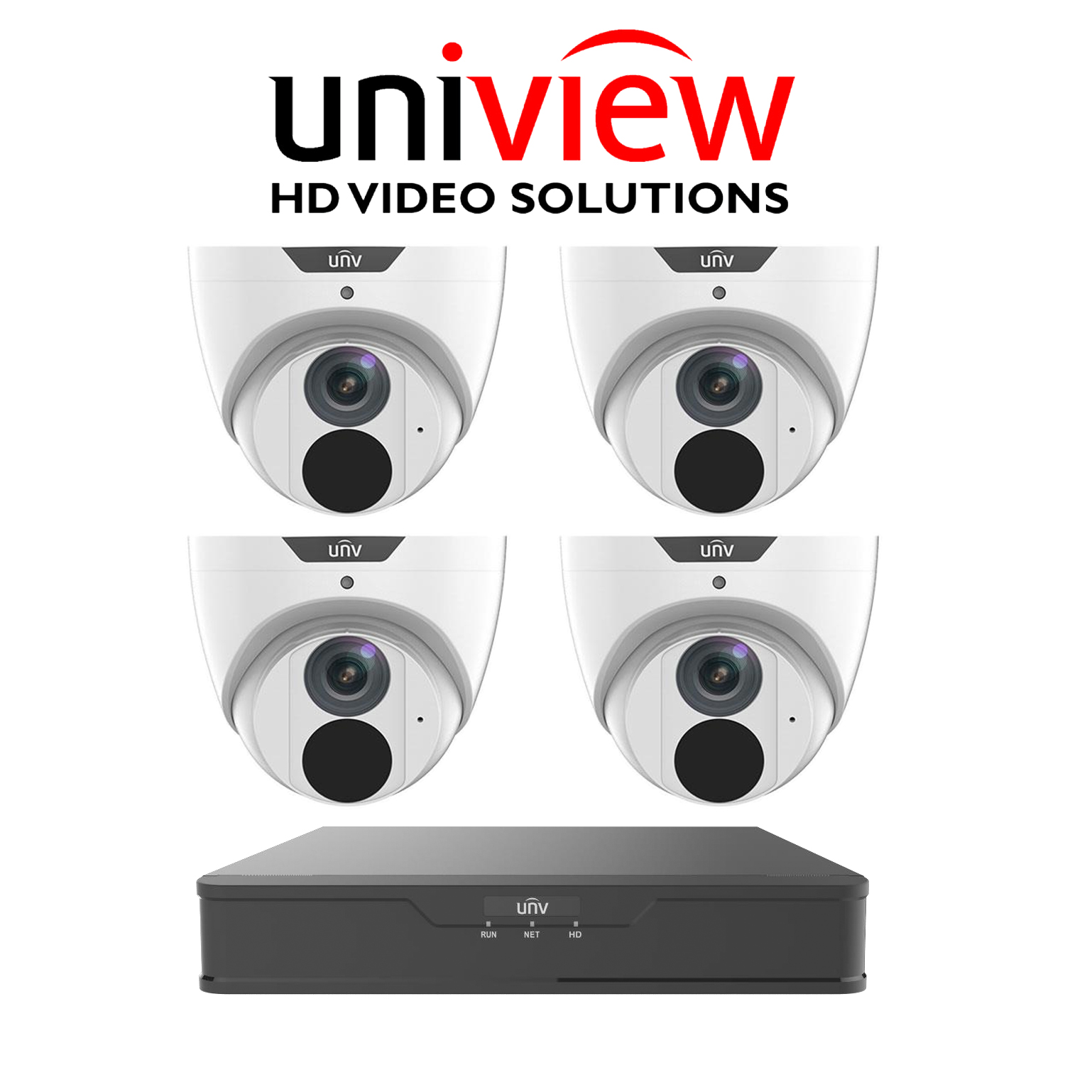 Uniview 6MP 4 camera package Uniview 6MP 4 camera package