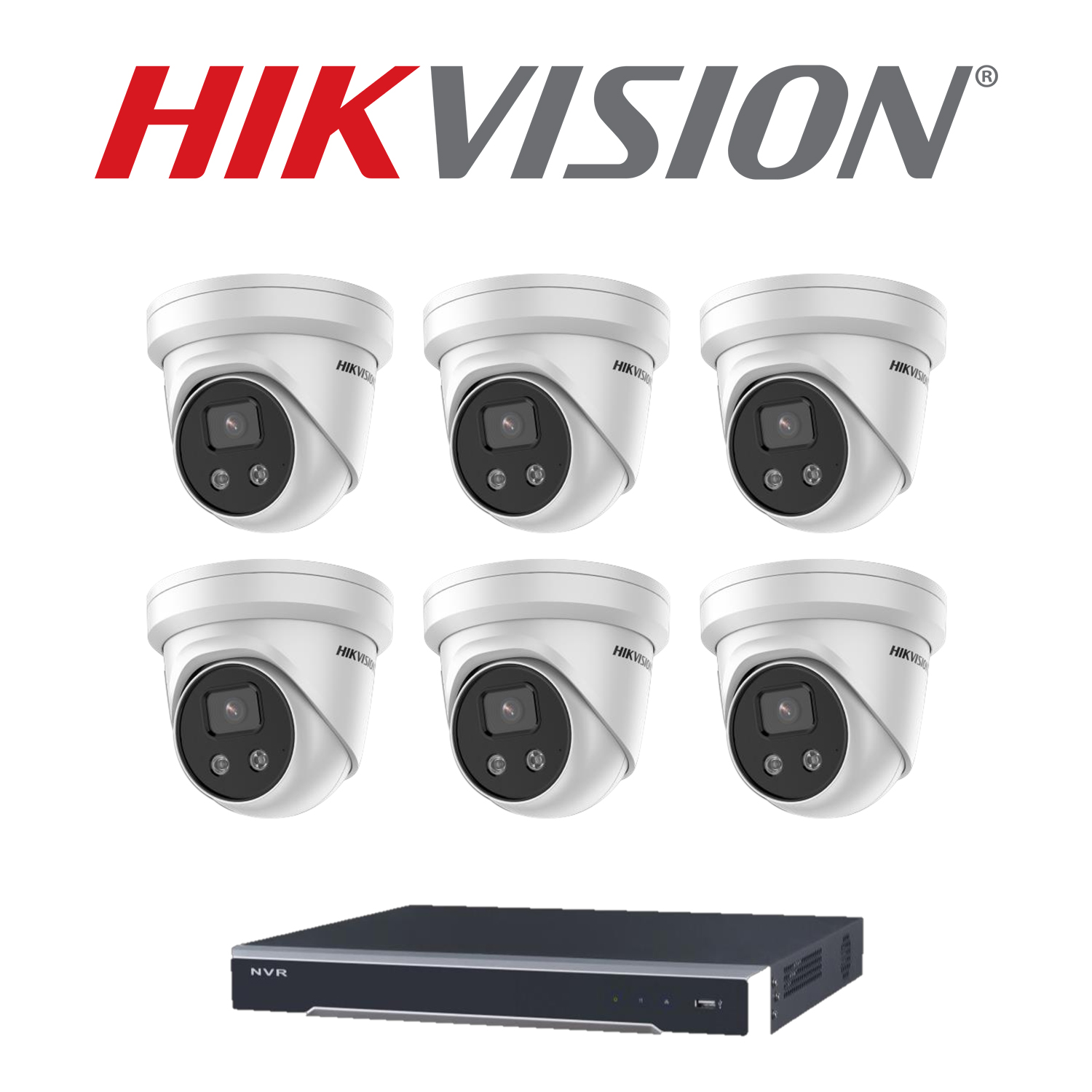 hikvision 6MP 6 camera kit