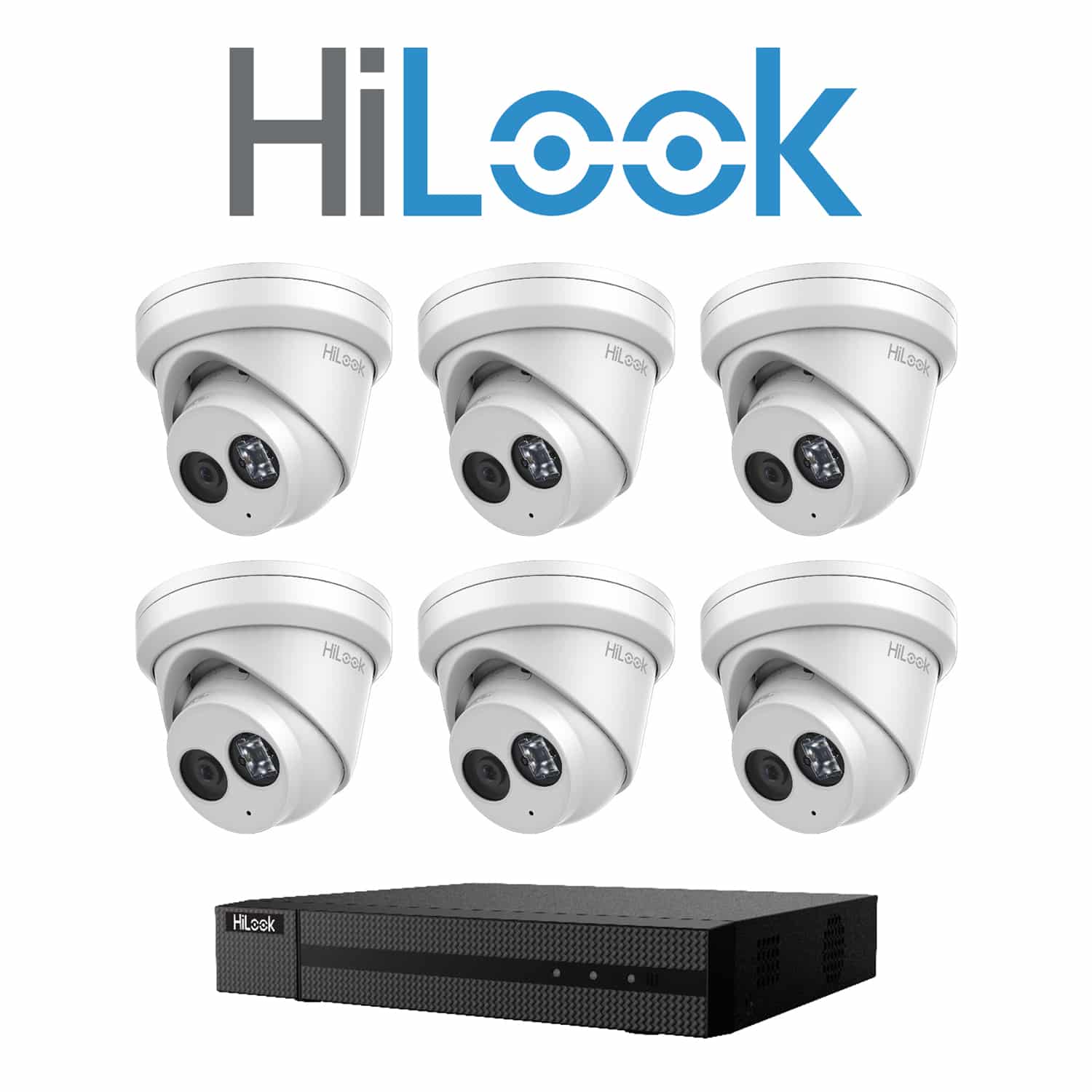 Hilook 8MP 6 camera package