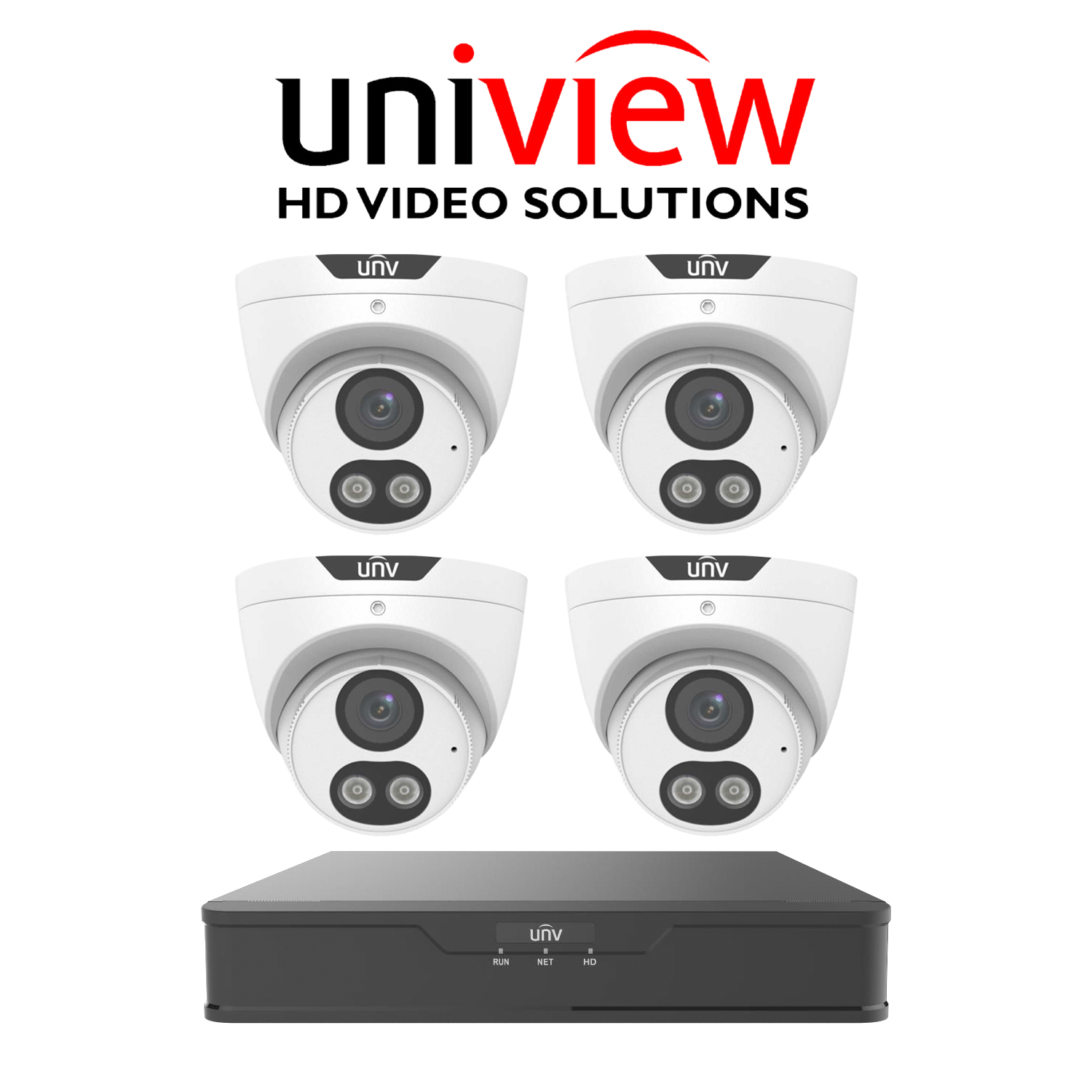 Uniview 8MP Tri-guard 4 camera package Uniview 8MP Tri-guard 4 camera package