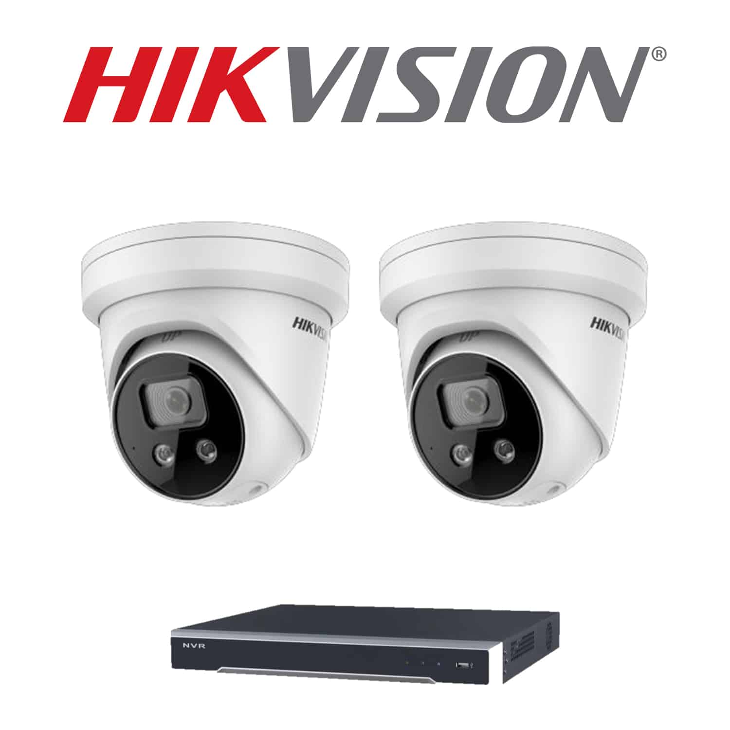 Hikvision 8MP acusense 2 camera kit