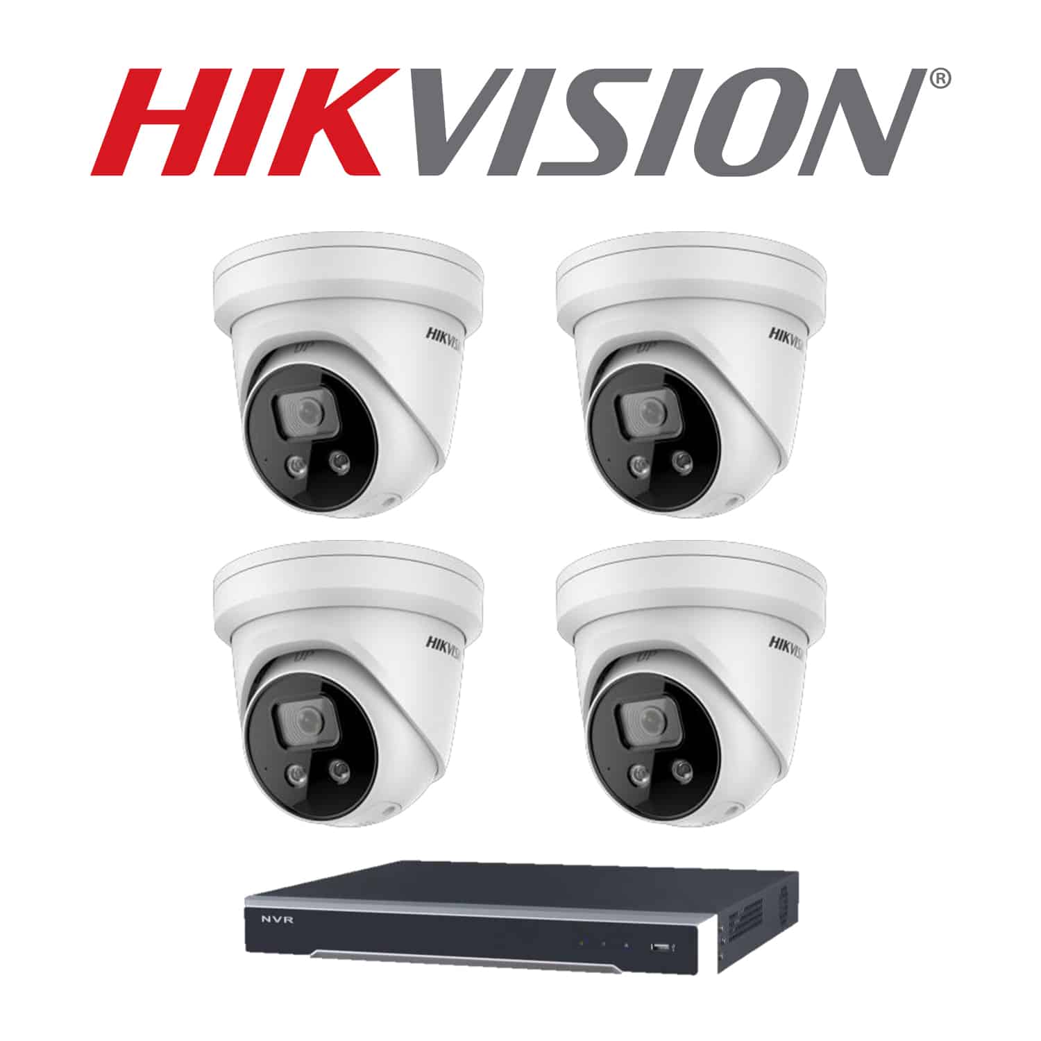 Hikvision 8MP Acusense 4 camera kit