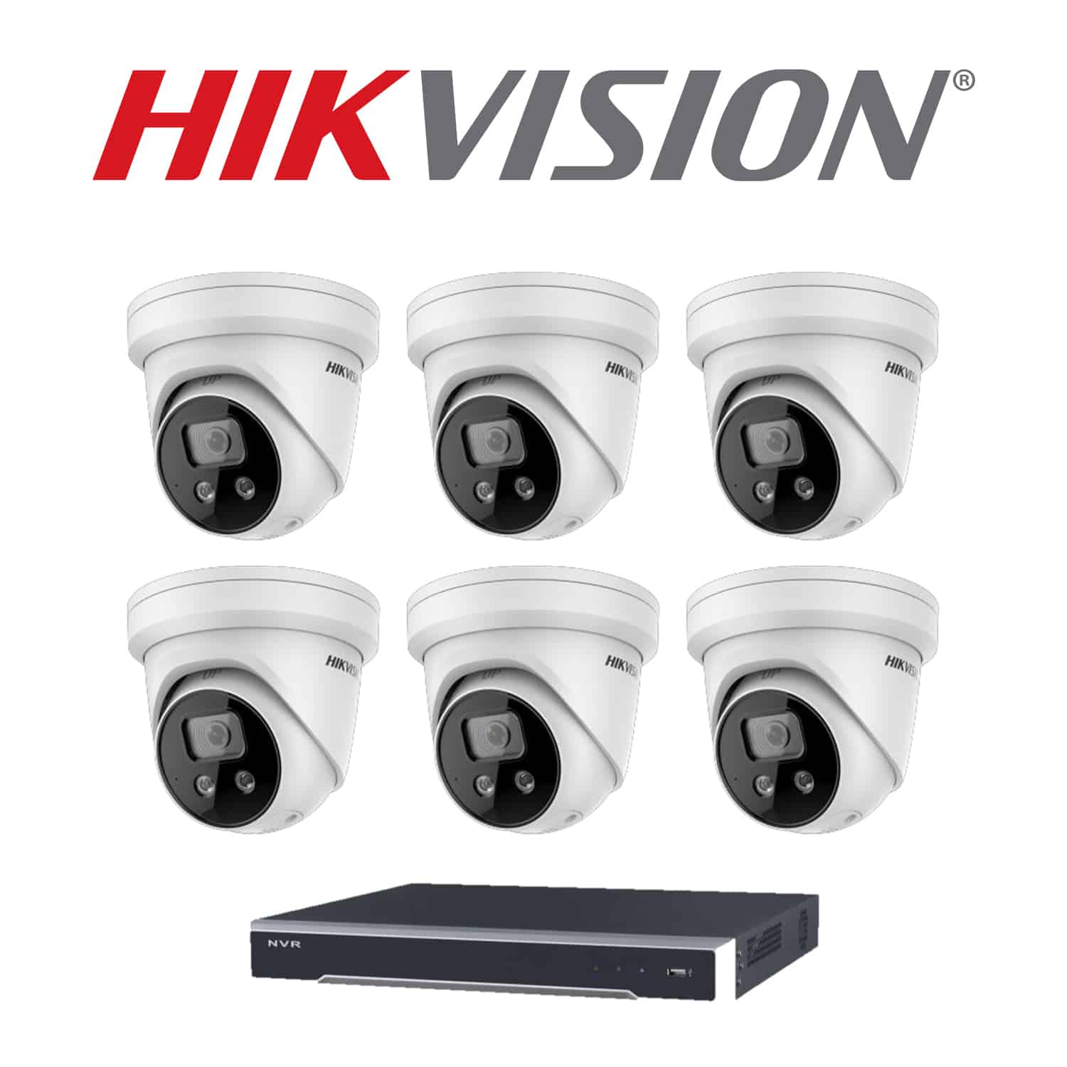 Hikvision 8MP acusense 6 camera kit