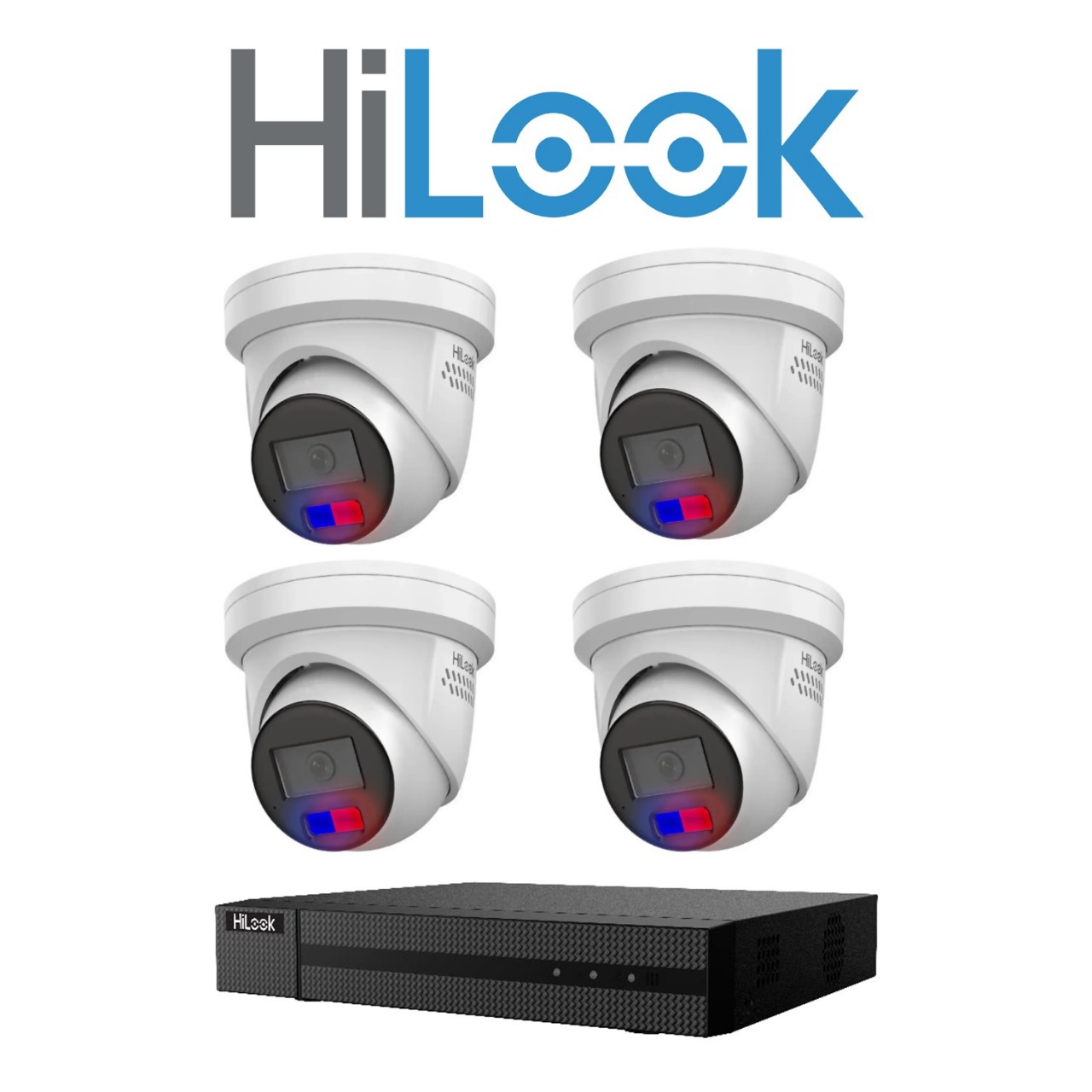 Hilook ACDC 4 camera CCTV package