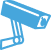 Vector (10) CCTV camera icon symbolizing advanced surveillance technology for home and business security in Perth, highlighting features like high resolution and remote monitoring.