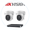 image (26) Hikvision CCTV camera system featuring two turret cameras and a network video recorder, highlighting security technology for installation in Perth.